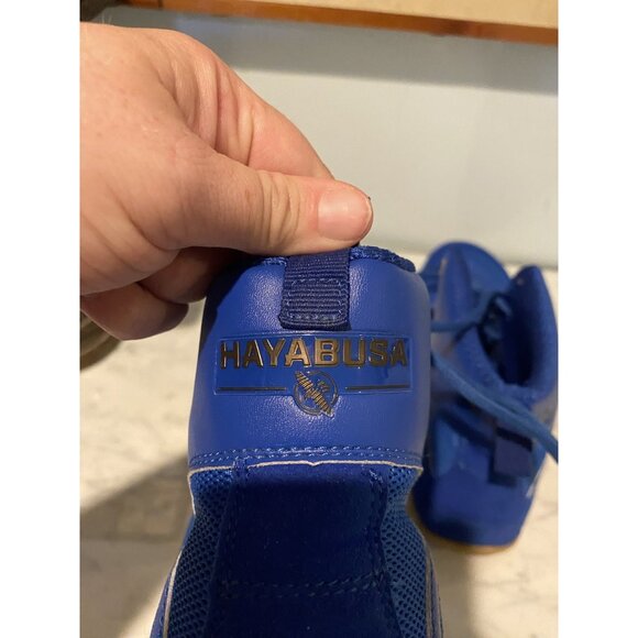 Hayabusa Boxing Shoes Blue Size 6 US Mens Lightweight Training Grip Athletic Gym - Picture 5 of 7